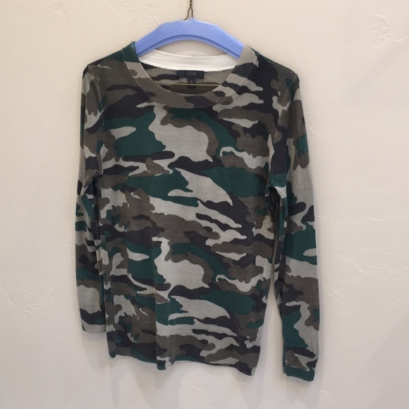 J. Crew Sweaters - J.crew Tippi Sweater in Camoflauge